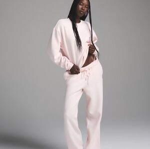 🩷SKIMS🩷Barely Pink Cotton Fleece Set